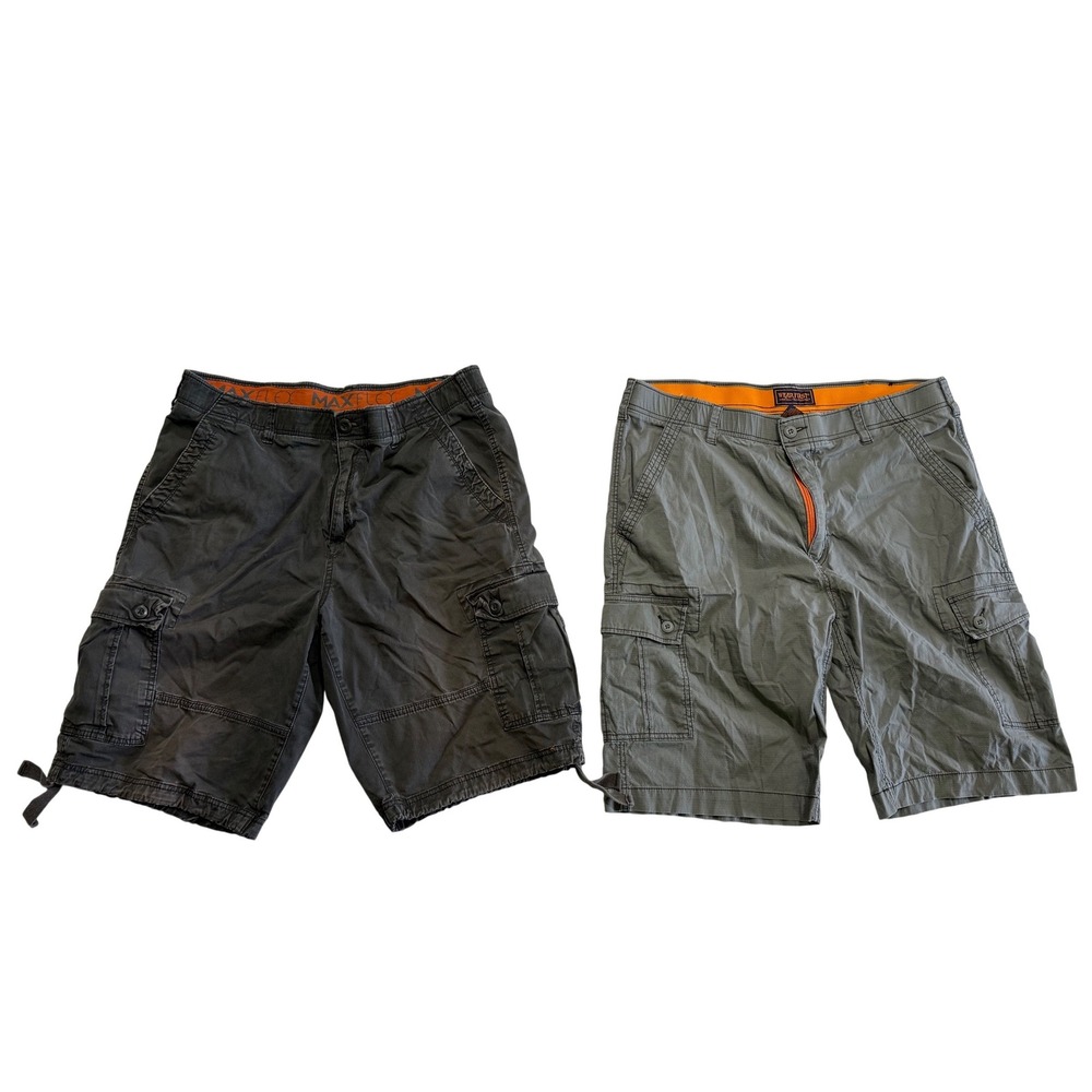 Men's Bundle of Cargo Shorts WearFirst Mens & Max Flex Cargo Shorts 38 - 2 Pair